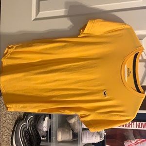 Bright Yellow Hollister Shirt